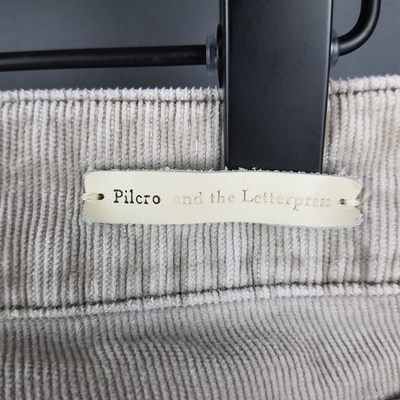 Pilcro and the Letterpress Tan Parallel Pants Sz 2 - Picture 4 of 7